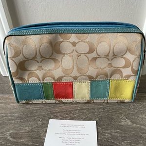 Coach cosmetic bag